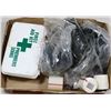 Image 1 : LOT OF SAFETY ACCESSORIES INCLUDING FIRST AID KIT
