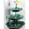 Image 1 : BLUE MOUNTAIN POTTERY 3 TIERED TRAY