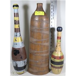 LOT OF THREE DECORATIVE PIECES