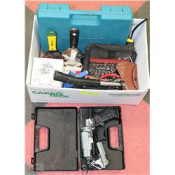 BOX OF ASSORTED HAND TOOLS