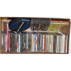 BOX W/OVER 60 CDS IN VARIOUS GENRES