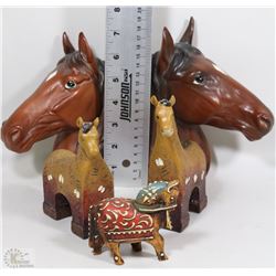 FLAT OF HORSE COLLECTIBLES
