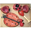 Image 1 : FLAT OF LADYBUG COLLECTIBLES
