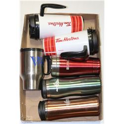 FLAT OF TRAVEL MUGS