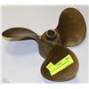 Image 1 : SOLID BRASS BOAT PROPELLER