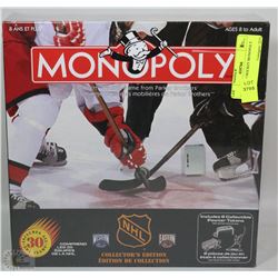 BRAND NEW HOCKEY MONOPOLY GAME