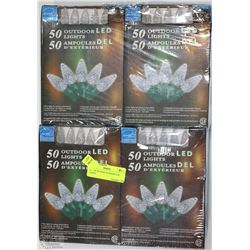 LOT OF 200 NEW OUTDOOR LED LIGHTS
