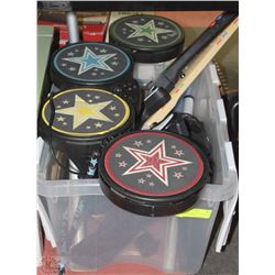 LOT OF SONY PLAYSTATION GUITAR HERO ACCESSORIES