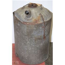 CN METAL CONTAINER WITH JUG CIRCA 1920'S