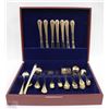 Image 1 : 45 PC HAMPTON GOLD COLORED STAINLESS CUTLERY SET