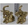 Image 1 : BRASS ELEPHANT BOOKENDS