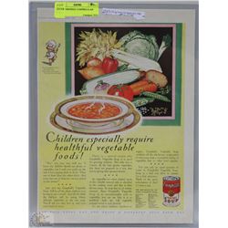 1920'S ORIGINAL CAMPBELLS AD