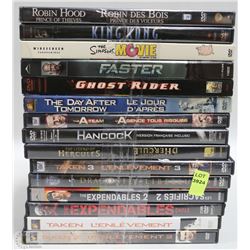 BUNDLE OF 15 DVDS