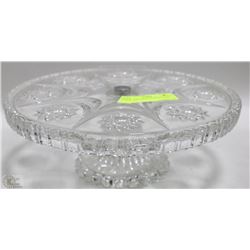 PINWHEEL CRYSTAL REVOLVING TRAY