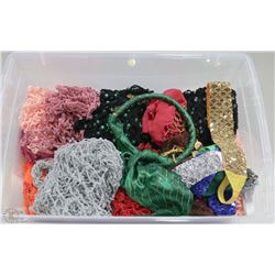 TOTE OF COLOURFUL FABRIC FOR VARIOUS USES