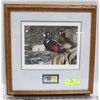 Image 1 : FRAMED+SIGNED 1997 AB GAME BIRD PRINT CE #47/250