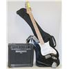Image 1 : BEHRINGER ELECTRIC GUITAR, CASE & 15 WATT AMP