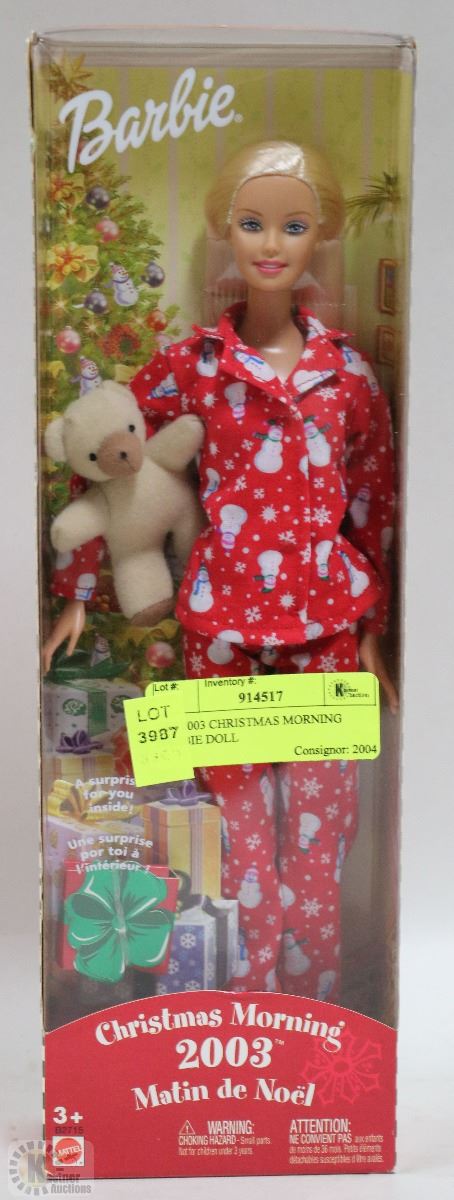 2003 christmas barbie