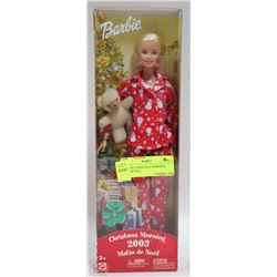 NIB 2003 CHRISTMAS MORNING BARBIE DOLL