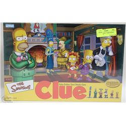 NEW "SIMPSONS " PARKER BROS CLUE GAME