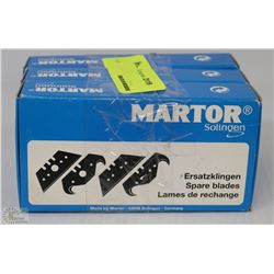 PACK OF 3 CASES OF MARTOR SPARE BLADES