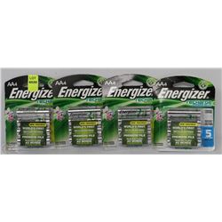 4 PACKS OF 4 AA ENERGIZER RECHARGE UNIVERSAL