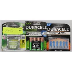 PACK OF 4PC AA ENERGIZER RECHARGE UNIVERSAL