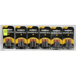 PACK OF 6 DURACELL LRI/E90/MN9100 1.5V BATTERIES