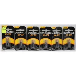 6 12V DURACELL 21/23 BATTERIES