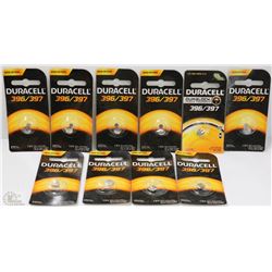 10 1.5V DURACELL 396/397 BATTERIES