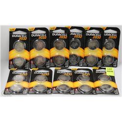 11 PACKS OF 3V DURACELL 2032 BATTERIES