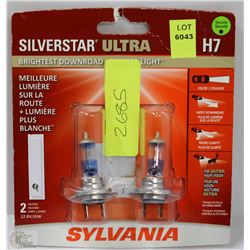 NEW SYLVANIA SILVERSTAR ULTRA H7 HALOGEN