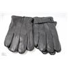 Image 1 : 2 PACK OF MENS LEATHER GLOVES SIZE MEDIUM
