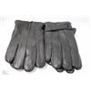 Image 1 : 2 PACK OF MENS LEATHER GLOVES SIZE MEDIUM
