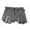 Image 1 : 2 PACK OF MENS LEATHER GLOVES SIZE MEDIUM