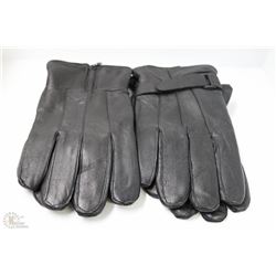 2 PACK OF MENS LEATHER GLOVES SIZE SMALL