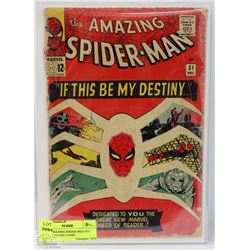 RARE AMAZING SPIDER-MAN #31 1963 1ST SERIES COMIC