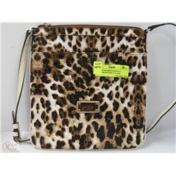 NEW GUESS SHOULDER BAG - CHEETAH PATTERN "LA 1981