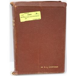 THOMPSON NEW CHAIN REFERENCE BIBLE 1940'S