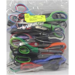LARGE BAG OF MULTICOLORED SCISSORS