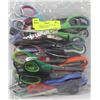 Image 1 : LARGE BAG OF MULTICOLORED SCISSORS