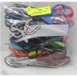 LARGE BAG OF MULTICOLORED SCISSORS