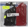 Image 1 : 2 PACK OF LADIES LEATHER GLOVES SIZE MEDIUM