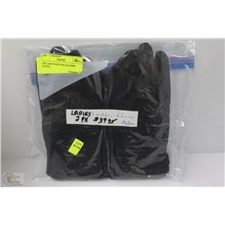 2 PACK OF LADIES LEATHER GLOVES SIZE MEDIUM