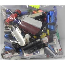 BAG OF ASSORTED LIGHTERS