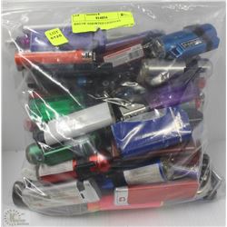 BAG OF ASSORTED LIGHTERS