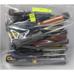 BAG OF ASSORTED HAND TOOLS