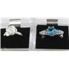 Image 1 : LOT OF 2 WOMENS FASHION RINGS