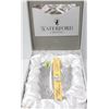 Image 1 : NEW IN BOX 2014 WATERFORD CRYSTAL SNOWFLAKE GLASS