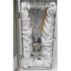 NEW IN BOX 2014 WATERFORD CRYSTAL SNOWFLAKE FLUTE